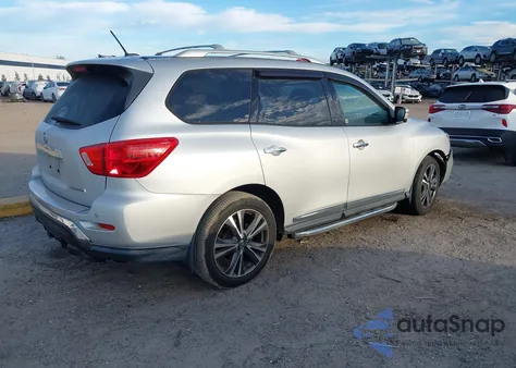 2018 Nissan Pathfinder Platinum from USA, damaged, VIN 5N1DR2MN8JC643393